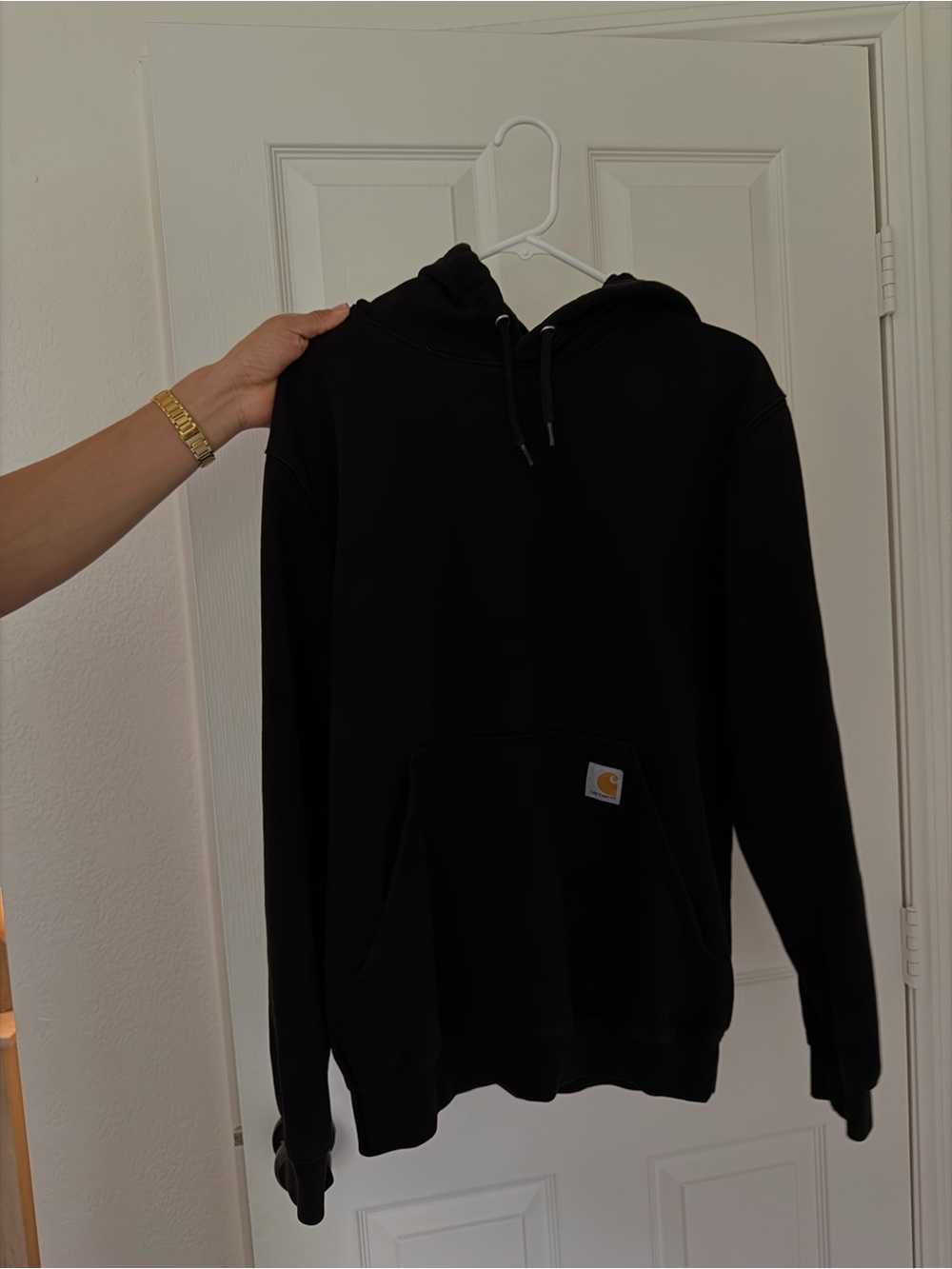 MENS Carhartt Black Hoodie Sweatshirt
